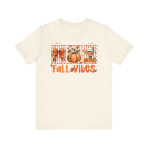 Fall Vibes Unisex Tee, Cozy Autumn Shirt, Pumpkin Spice Tee, Thanksgiving Outfit, Cute Fall Apparel