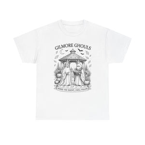 Gilmore Ghouls Unisex Heavy Cotton Tee - Boo-tiful Halloween Comfort, Spooky Style, Autumn Fashion, Gift for Fans, Cozy Fall Vibe