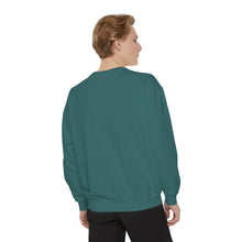 Load image into Gallery viewer, Cozy Faith Sweatshirt | Unisex Garment-Dyed Graphic Sweatshirt, Thanksgiving Apparel, Bible Verse Clothing, Church Wear, Fall Fashion