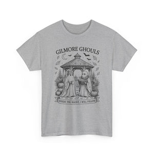 Gilmore Ghouls Unisex Heavy Cotton Tee - Boo-tiful Halloween Comfort, Spooky Style, Autumn Fashion, Gift for Fans, Cozy Fall Vibe
