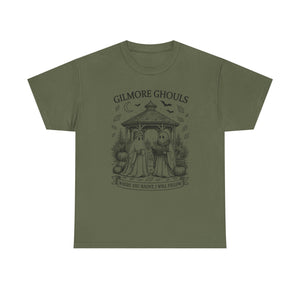 Gilmore Ghouls Unisex Heavy Cotton Tee - Boo-tiful Halloween Comfort, Spooky Style, Autumn Fashion, Gift for Fans, Cozy Fall Vibe