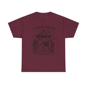 Gilmore Ghouls Unisex Heavy Cotton Tee - Boo-tiful Halloween Comfort, Spooky Style, Autumn Fashion, Gift for Fans, Cozy Fall Vibe
