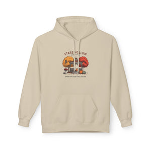 Stars Hollow Autumn Fleece Hoodie, Cozy Sweatshirt, Fall Fashion, Unisex Apparel, Gift for Friends, Casual Wear