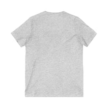 Load image into Gallery viewer, Thanksgiving V-Neck Tee - Turkey Gravy Beans Rolls Casserole Shirt, Fall Apparel, Holiday Gift, Family Gatherings, Casual Wear