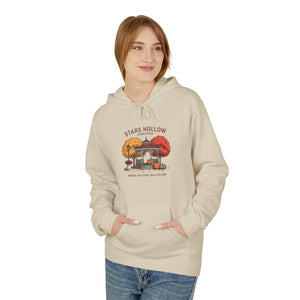 Stars Hollow Autumn Fleece Hoodie, Cozy Sweatshirt, Fall Fashion, Unisex Apparel, Gift for Friends, Casual Wear