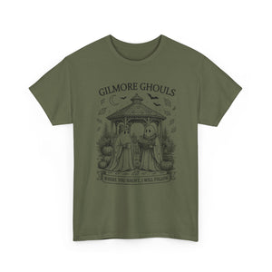 Gilmore Ghouls Unisex Heavy Cotton Tee - Boo-tiful Halloween Comfort, Spooky Style, Autumn Fashion, Gift for Fans, Cozy Fall Vibe