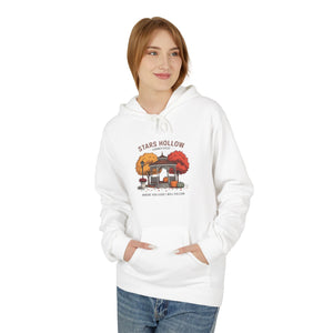 Stars Hollow Autumn Fleece Hoodie, Cozy Sweatshirt, Fall Fashion, Unisex Apparel, Gift for Friends, Casual Wear