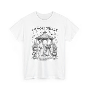 Gilmore Ghouls Unisex Heavy Cotton Tee - Boo-tiful Halloween Comfort, Spooky Style, Autumn Fashion, Gift for Fans, Cozy Fall Vibe