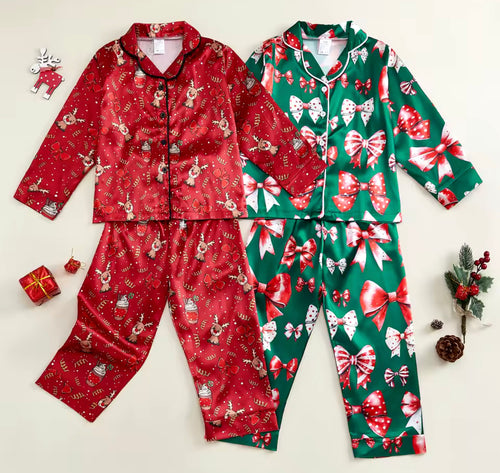 Christmas Silk Pjs