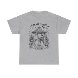 Gilmore Ghouls Unisex Heavy Cotton Tee - Boo-tiful Halloween Comfort, Spooky Style, Autumn Fashion, Gift for Fans, Cozy Fall Vibe
