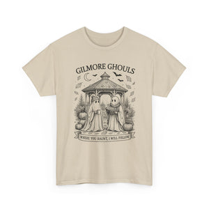 Gilmore Ghouls Unisex Heavy Cotton Tee - Boo-tiful Halloween Comfort, Spooky Style, Autumn Fashion, Gift for Fans, Cozy Fall Vibe
