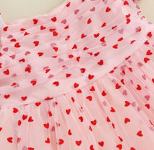 Load image into Gallery viewer, Heart Pink Tulle Dress