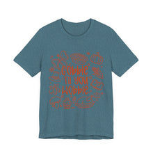 Load image into Gallery viewer, Thanksgiving Feast Short Sleeve Tee, Funny Thanksgiving Shirt, Gobble Til You Wobble Tee, Holiday Humor Tee, Family Dinner Clothing