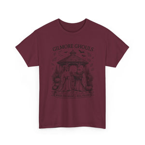 Gilmore Ghouls Unisex Heavy Cotton Tee - Boo-tiful Halloween Comfort, Spooky Style, Autumn Fashion, Gift for Fans, Cozy Fall Vibe
