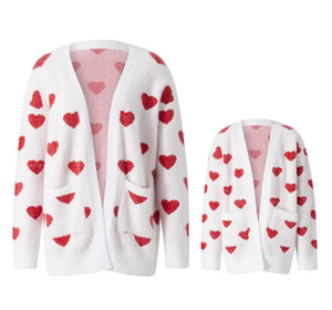 Valentines Day Mommy & Me Cardigans