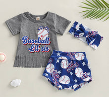 Load image into Gallery viewer, Baseball Sis Outfit