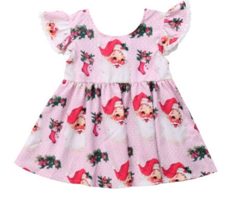 Rose Santa Dress