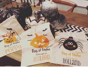 Personalized Trick or Treat Sacks