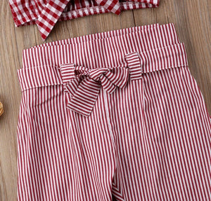 Red Stripe Set