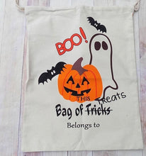 Load image into Gallery viewer, Personalized Trick or Treat Sacks