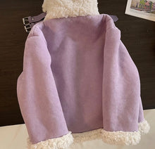 Load image into Gallery viewer, Purple Fleece Jacket
